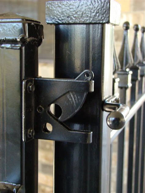 walmart gate latch|gate latches for metal poles.